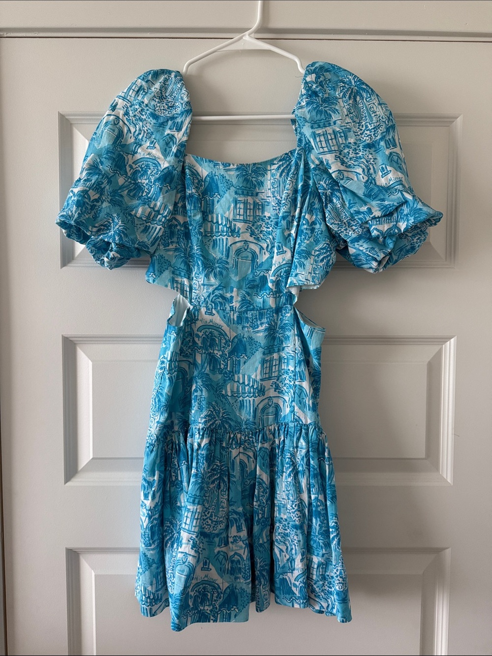 Lilly Pulitzer Kylanne elbow sleeve linen Mini Dress - sunny state of mind